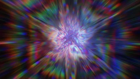 Chromatic Energy Blast Background Seamless Loop Stockbeeldmateriaal 333300682