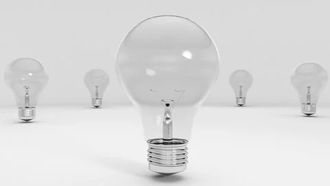 Chromatic Exploding Light Bulb Stock Footage 245483692