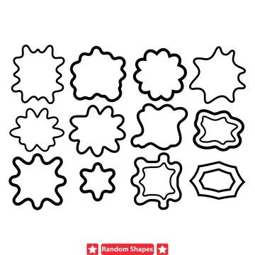 Chromatic Geometry Showcase  Colorful Vector Designs for Vivid and Eye catc.. Stock Illustration