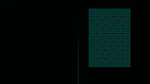 Chromatic hud distortion elements create a unique visual Stock Footage 341813195