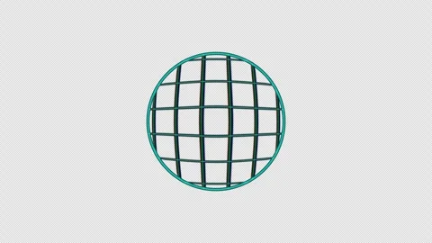 Chromatic HUD Distortion Elements Seamless Loop Stock Footage 341716293