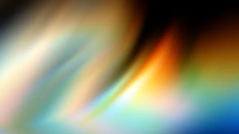 Chromatic Light Wave Flow Stock Illustration