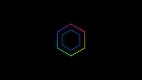 Chromatic loading indicator system in a seamless loop for Vídeos de archivo 342482033