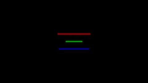 Chromatic loading indicator system shows visual progress Vídeos de archivo 342354324