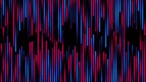 Chromatic Pulse Bars Vertical Audio Glitch Loop Stock Footage 312399244