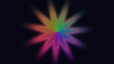 Chromatic Radial Gradient Background Seamless Loop Stock Footage 342679563