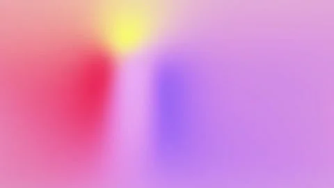Chromatic Red Yellow Blue Gradient Orbs Soft Fluid Motion Vidéo 345635102