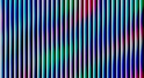 Chromatic Rhythm: Glowing Vertical Bars with a Luminous 3D Gradient Effect Illustrazione stock