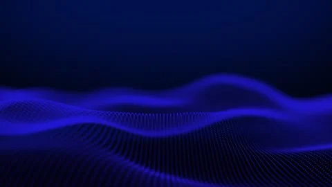 Chromatic wave blue. Looped Gradient blue wavy background. Smooth movements.. Vidéo 281933504