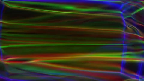 Chromatic Wave Lines Abstract VJ Background Loop Stock Footage 333301949