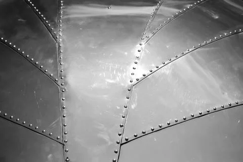 Chrome and Rivets 库存照片
