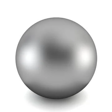 Chrome ball Stock Illustration