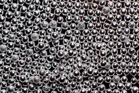 Chrome balls on background Stock Photos