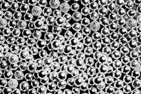 Chrome balls on background 스톡 사진