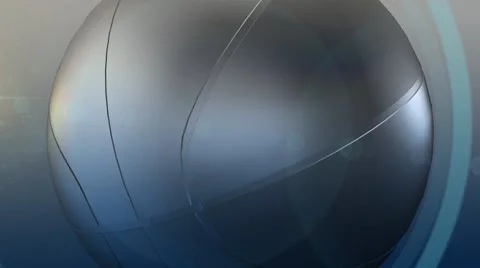 Chrome Basketball Rotating Background Stock Footage 60926488