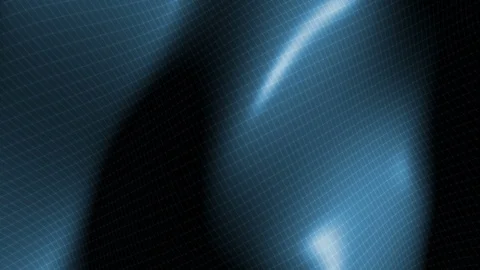 Chrome blue wire frame looping abstract animated backdrop Video stock 125001893