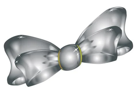 Chrome bow Stock Illustration