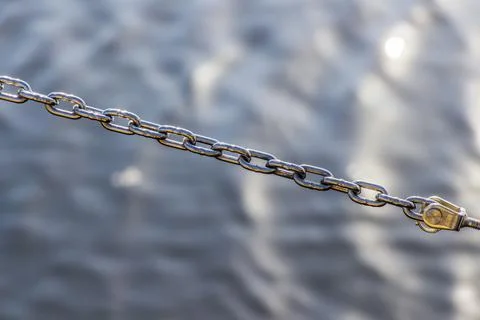 Chrome chain Stock Photos