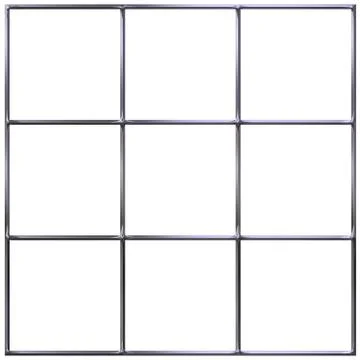 Chrome Grid Stock Illustration