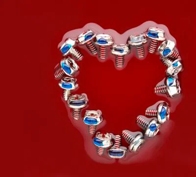 Chrome heart Stock Photos