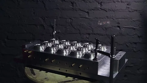 Chrome iron device Stock Footage 147215317