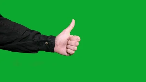 Chrome key show a gestures: like Video stock 80024259