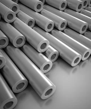 Chrome pipe Stock Illustration