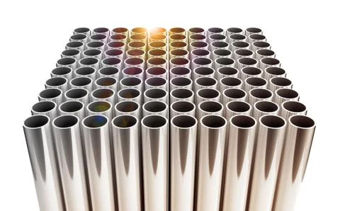 Chrome pipes Ilustración de archivo