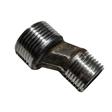 Chrome Plated Brass Offset S-Union Connector Pipe Fitting 스톡 사진