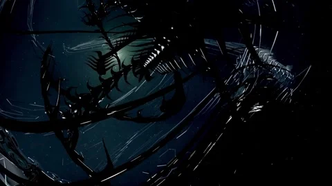 Chrome Pulse Core – Futuristic Metallic Seamless 4K VJ Loop Stock Footage 329904955