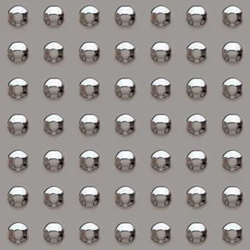 Chrome Rivets Stock Illustration