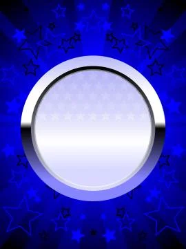 Chrome shield Stock Illustration