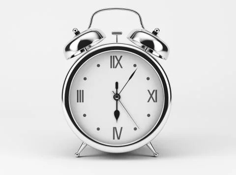 Chrome shiny clock . 스톡 일러스트