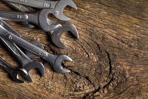 Chrome spanners Stock Photos