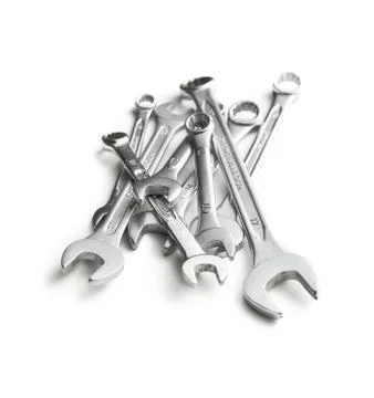 Chrome spanners Stock Photos