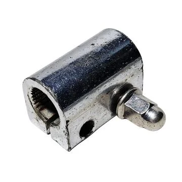 Chrome Splined Universal Joint Coupler Stock-Fotos