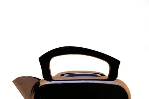 Chrome tea kettle Stock Photos