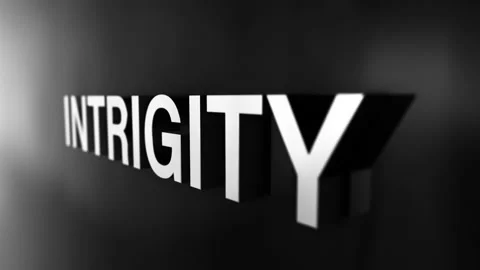 Chrome text word flying of IT Security Concept animation effect Stock Footage 161251739