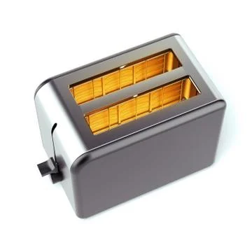 Chrome toaster Stockillustratie