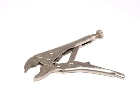 Chrome vice grip Stock Photos