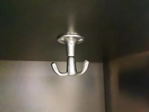 Chrome Wall Hook for Organizing Space Efficiently Stock Photos