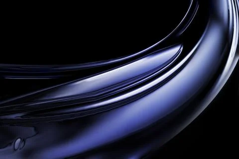 Chrome wave Stock Illustration