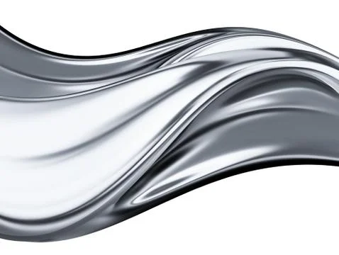 Chrome wave Stockillustratie