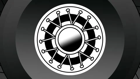 Chrome Wire Spoke Wheel Icon Stock Footage 343509183