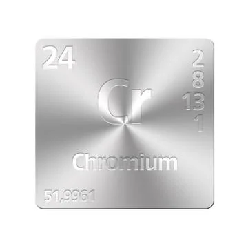 Chromium. Stock Illustration