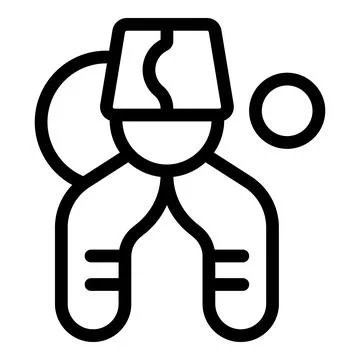 Chromosome icon representing genetic material and biological information Stock Illustration