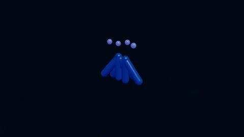 Chromosome Pair Floating 4K Stock Footage 338383552