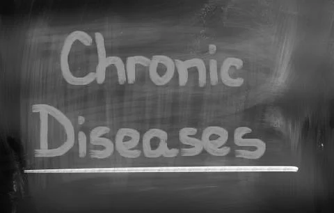 Chronic Disease Concept Illustrazione stock