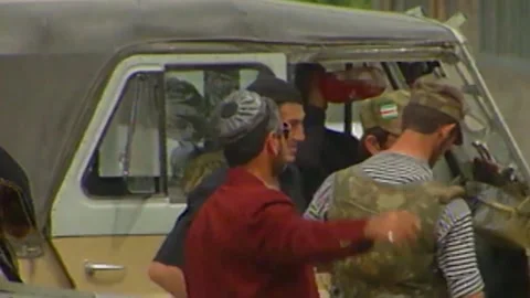 Chronicles of the Chechen war. 1994-1996. City Grozniy. Archival (30) Video stock 235065413