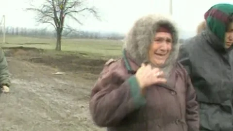 Chronicles of the Chechen war. 1994-1996. City Grozniy. Archival (37) Video stock 235065626